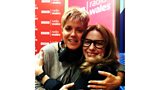 Old friends Amy Wadge and Eve Myles together again