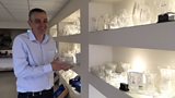 Nearly a year after a blaze wiped out his family business, Tony Abbate re-opens the doors of Belfast Crystal.