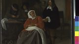An Interior with a Man offering an Oyster to a Woman, by Jan Steen