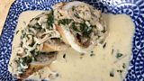 Giobarnach le Ceann Cropaig / Squid stuffed with Crappit Heid