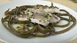 Rionnach le Spaghetti Mara / Mackerel with Sea Spaghetti