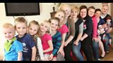 Emma and Roy Hann with their 13 children