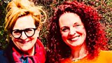 Barbara and Nicola in the park