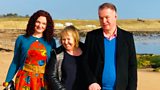 Nicola with Edwyn Collins and Grace Maxwell