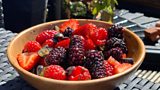 Balsamic Berry Pudding