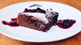 Simple chocolate brownie