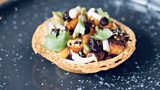 Vegan pumpkin tart