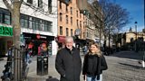 Iain Moireasdan agus Freya NicLeòid aig Togalaich Gardyne’s Land