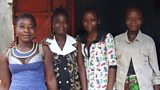 Kadiatu Sessay with fellow trainees: