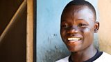 Child trafficking survivor Godwin, who helped free over 20 children