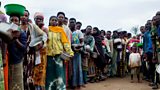 Helping refugees in Uganda
