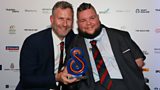 Adam Hills with Sam