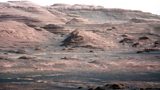 Mountain Sharp in Gale Crater as seen from the Curiosity rover