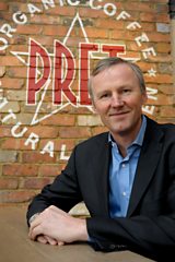 Clive Schlee, Chief Executive of Pret A Manger