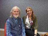 Singer and songwriting legend Roy Harper with Laura