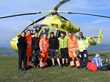 Rescued by Helicopter Heroes