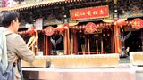 Incense sticks at a temple in Hong Kong