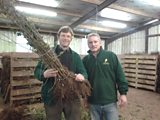 Steve Ashworth and Ray Jenkins from Wyevale Transplants