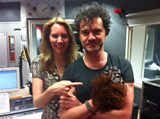 Laura with TV presenter Mark Cousins