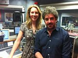 Laura with singer Ian Prowse