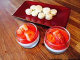 White Chocolate Pannacotta with New Season Strawberries in Candied Limoncello, Lemon Curd Biscuits