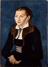Portrait of Martin Luther's wife