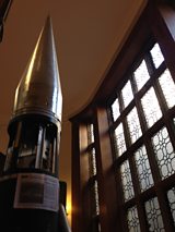 Skylark Rocket in Stairwell