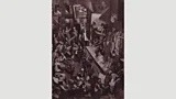 Marcel Janko Marcel Janco’s painting of a night in the Cabaret Voltaire from 1916 now survives only in a reproduction on a postcard (Credit: Marcel Janko)