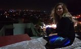 Nina in Jodhpur, The `Blue City'.