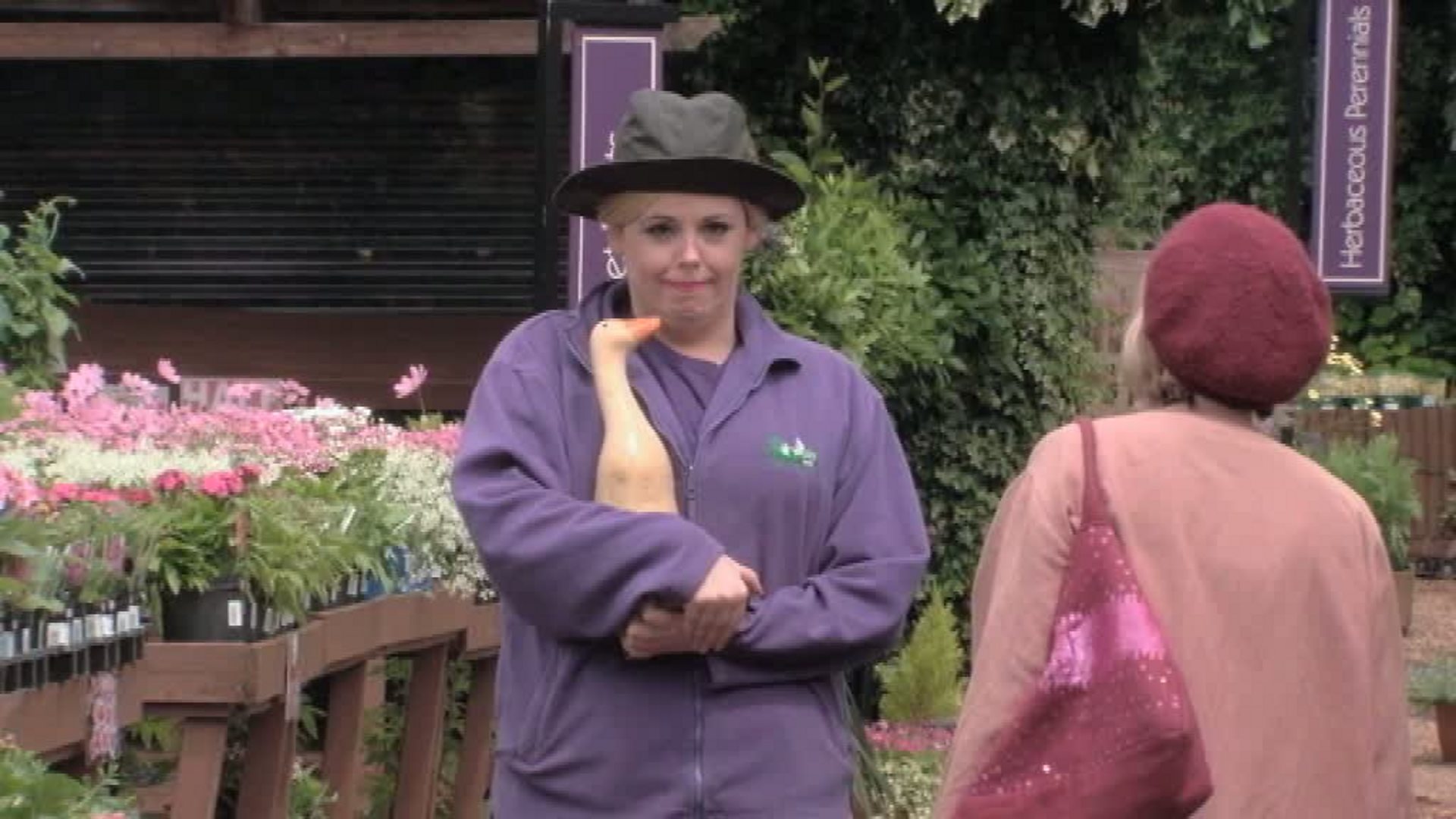 BBC Three Impractical Jokers, Series 1, Episode 4, Roisin at the garden centre