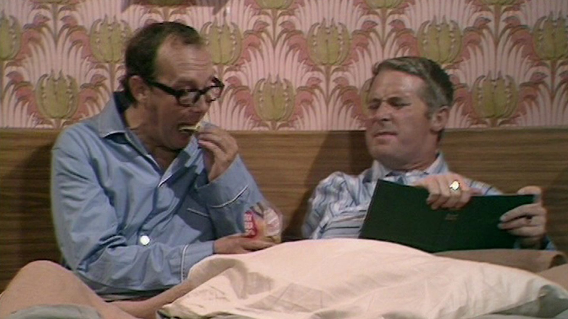 Image result for morecambe and wise in bed pictures