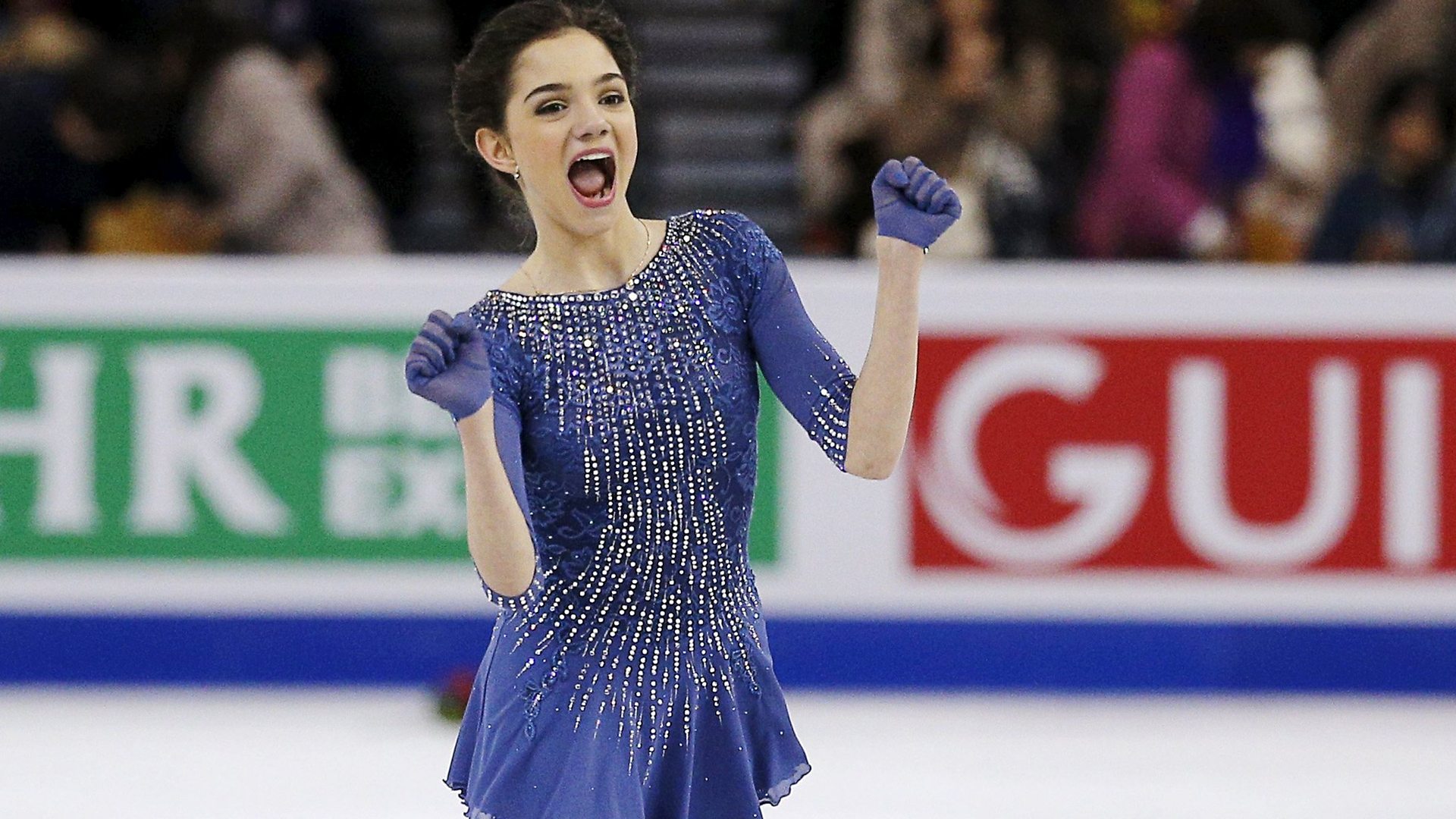 Figure Skating Worlds: Russia's Evgenia Medvedeva wins gold - BBC