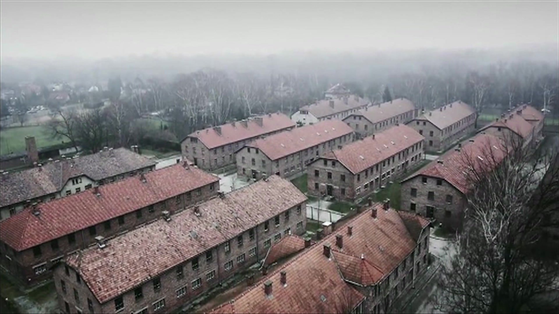 Drone footage Nazi concentration camp News