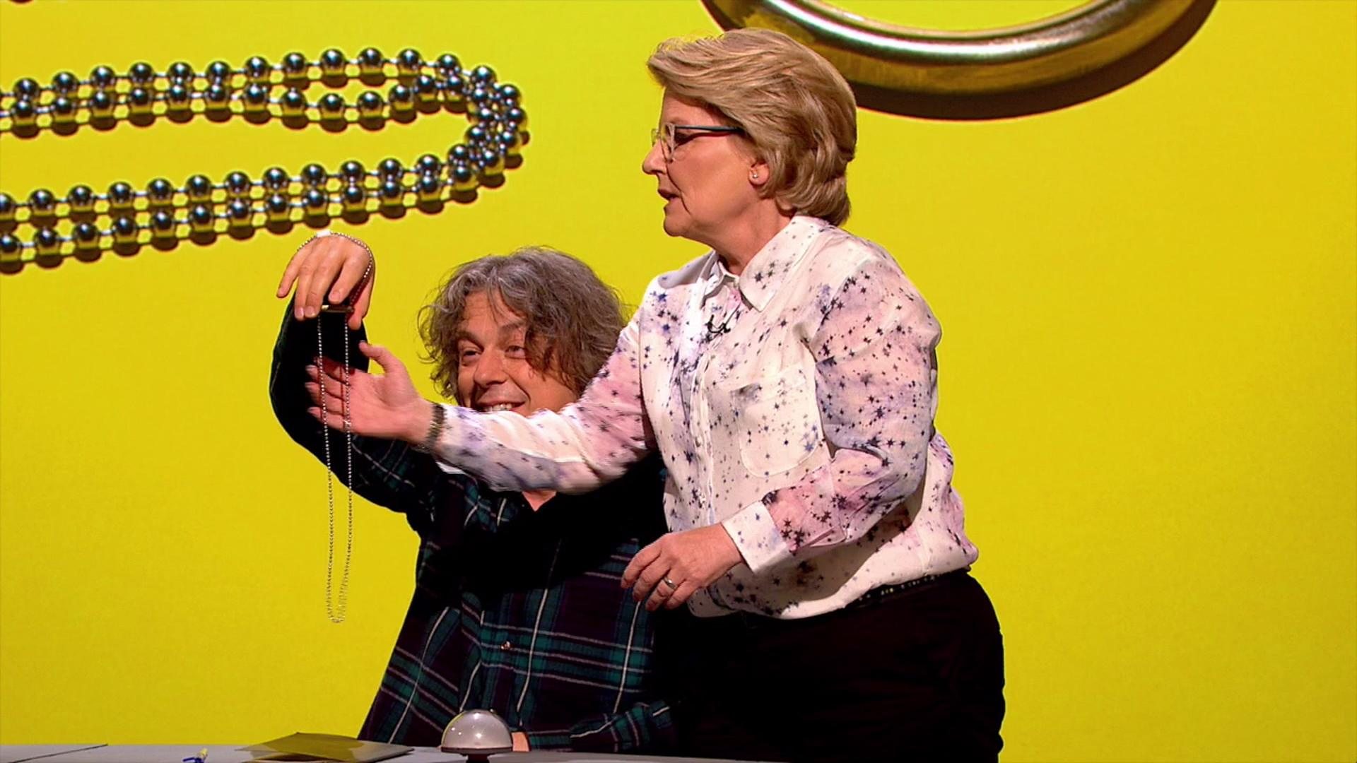 BBC Two QI, Series N, Next, Ringdropping trick