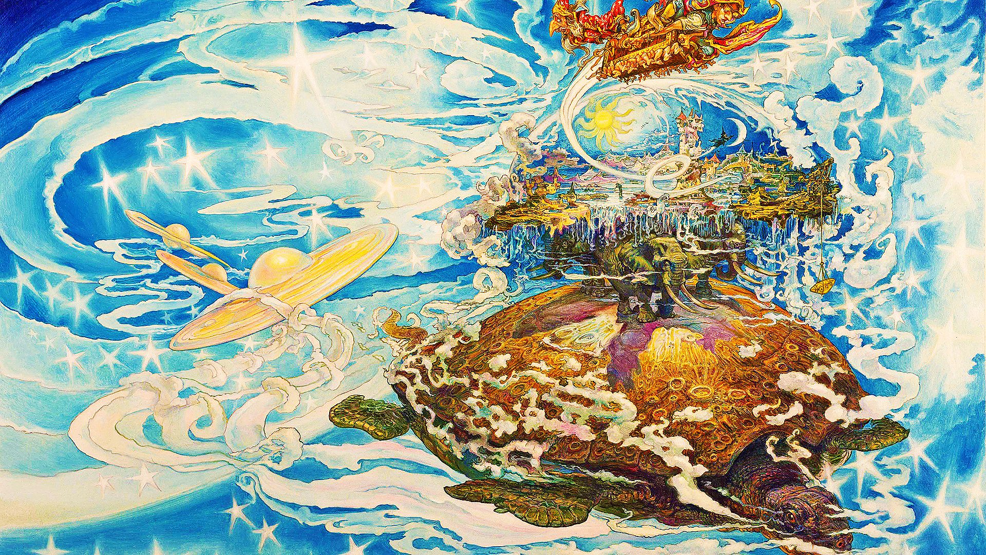 Download wallpaper Discworld, Terry Pratchett, The Great A'Tuin, Terry  Pratchett, Discworld, by Pyrus-acerba, section fantasy in resolution  1280x800