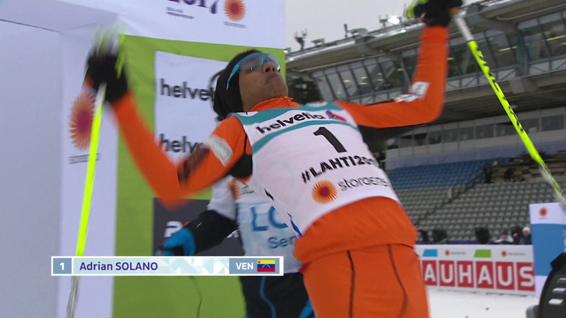 Venezuelan skier Adriano Solano represents his country, having never been  on snow.