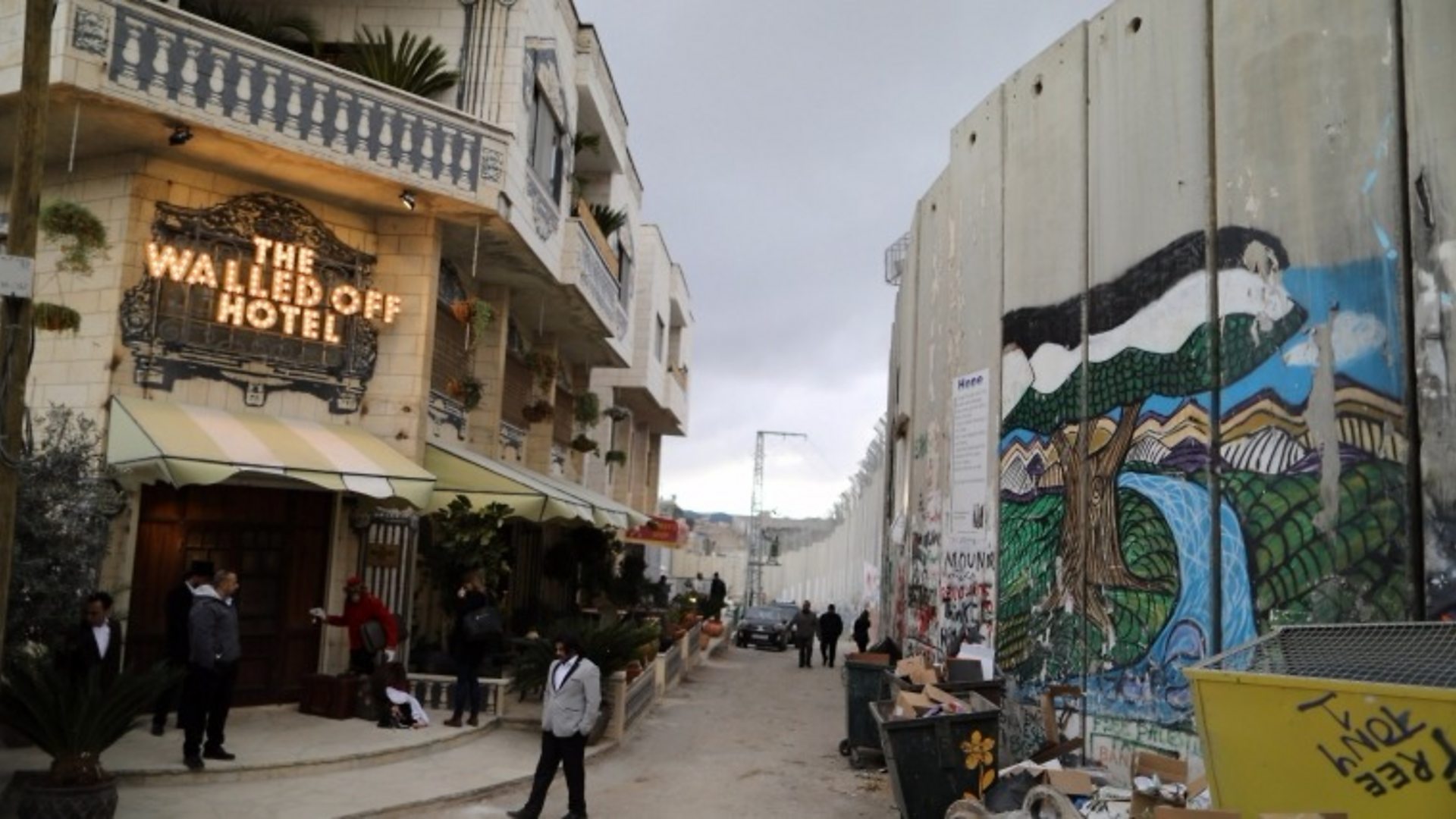 Banksy hotel, The Walled Off, opens in Bethlehem