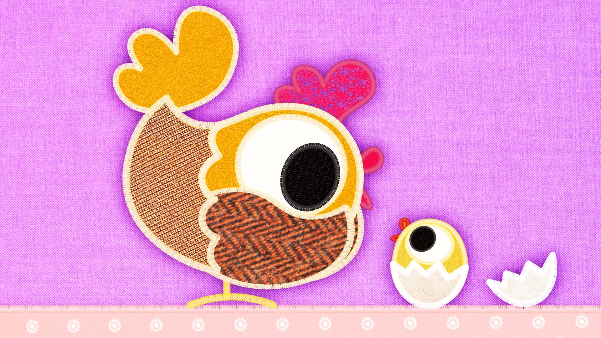 BBC iPlayer Patchwork Pals Series 1 26. Egg