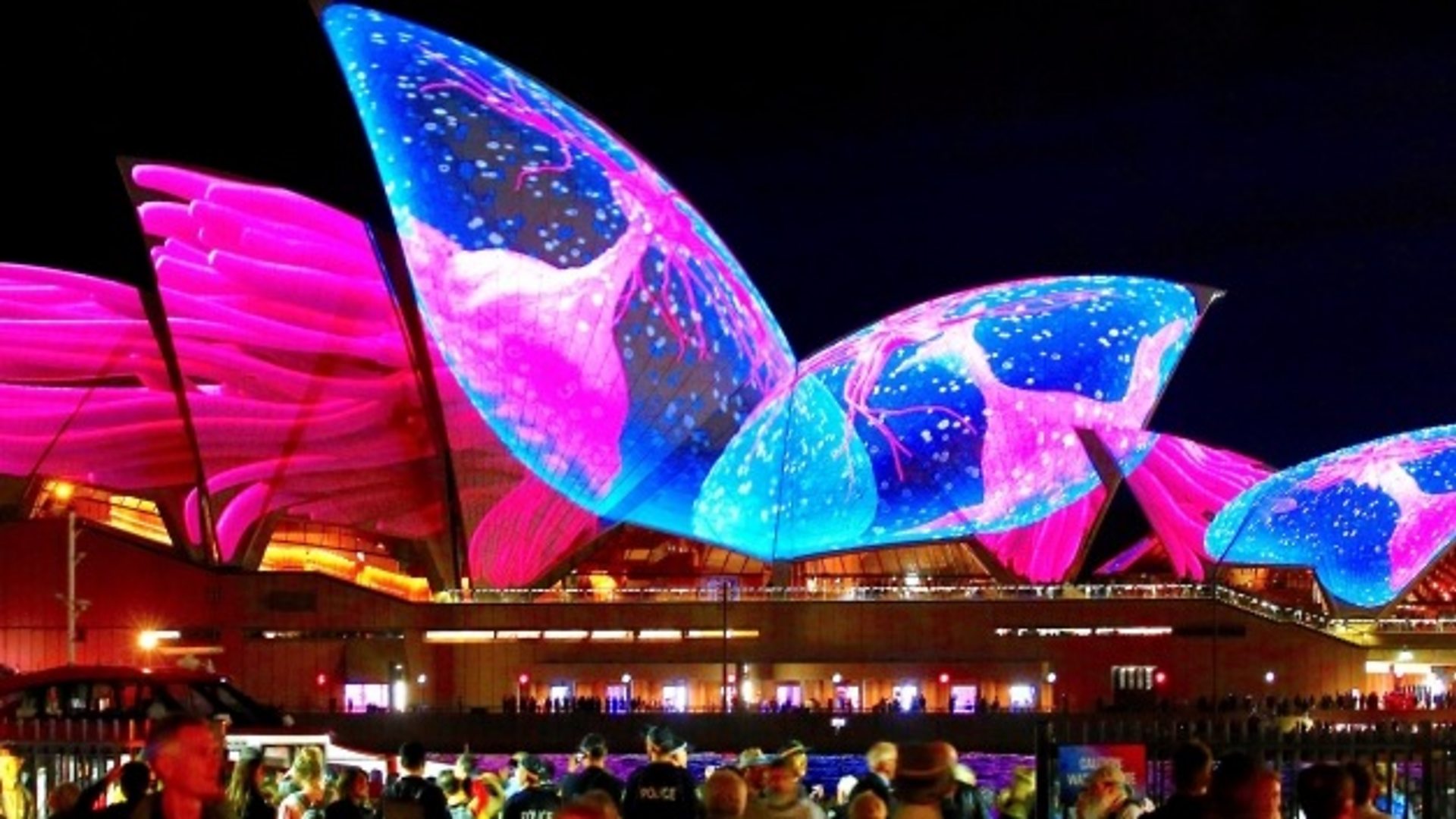 Light festival dazzles visitors in Sydney - BBC News