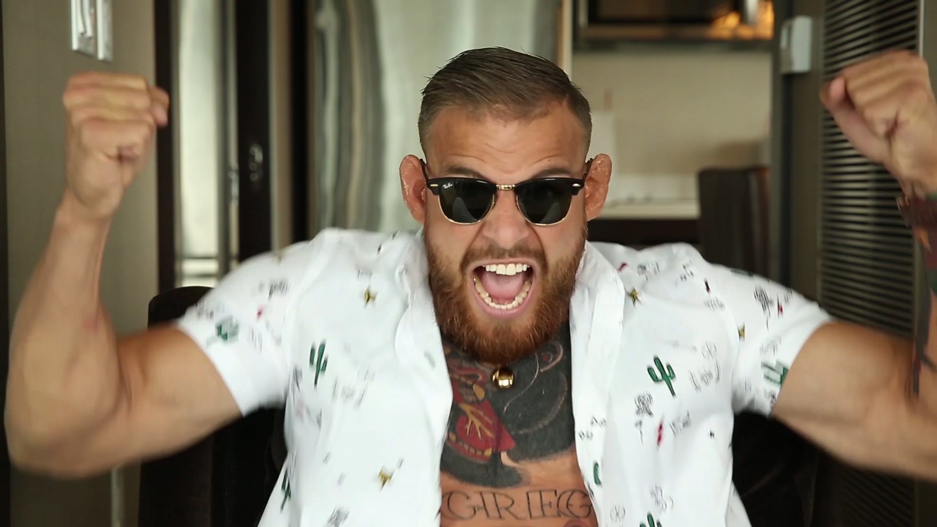 Conor Mcgregor Lookalike Islam Badurgov Making A Splash In Las Vegas Bbc Sport
