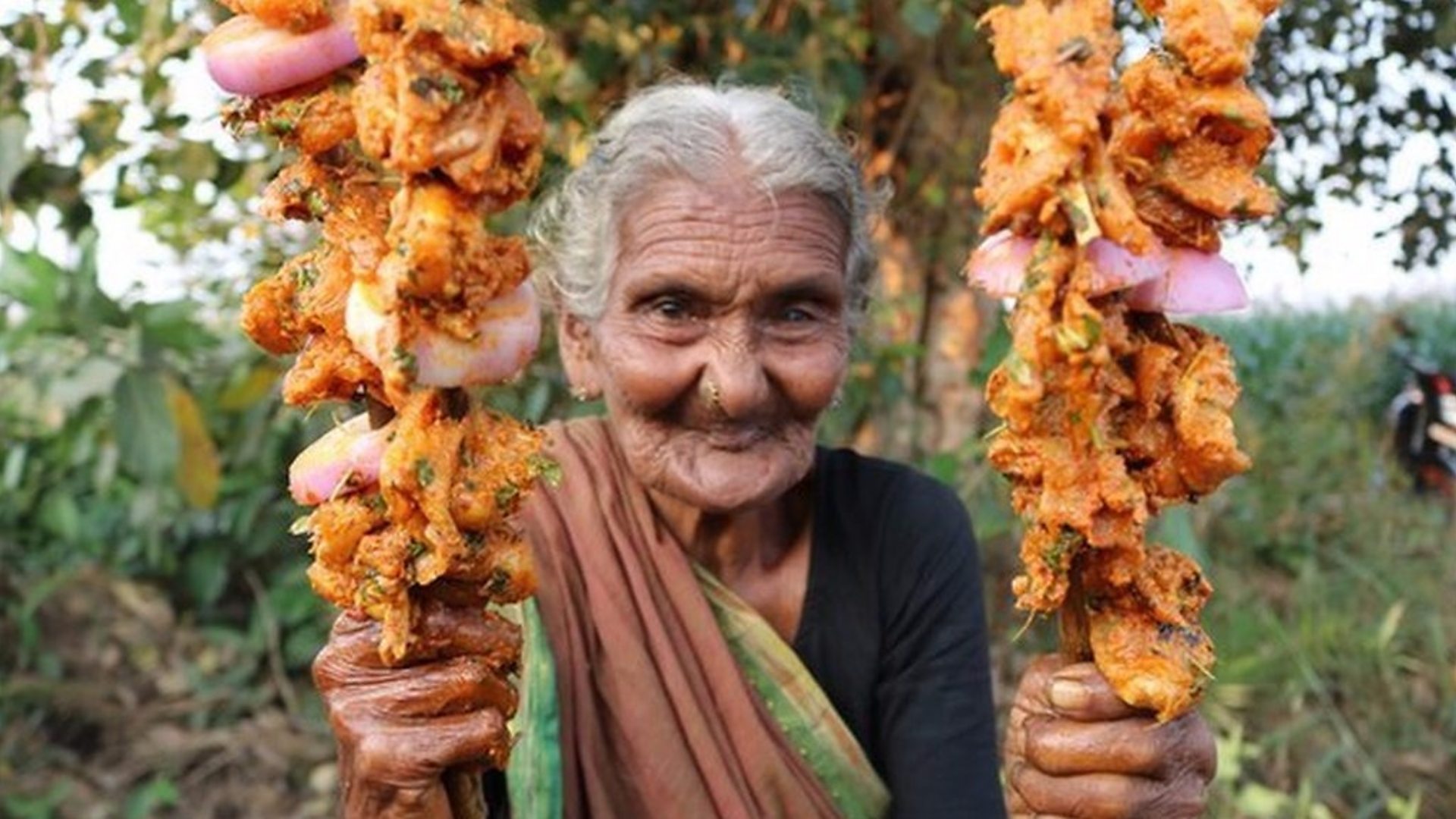 A great-grandmother from India is winning hearts with her cooking videos.