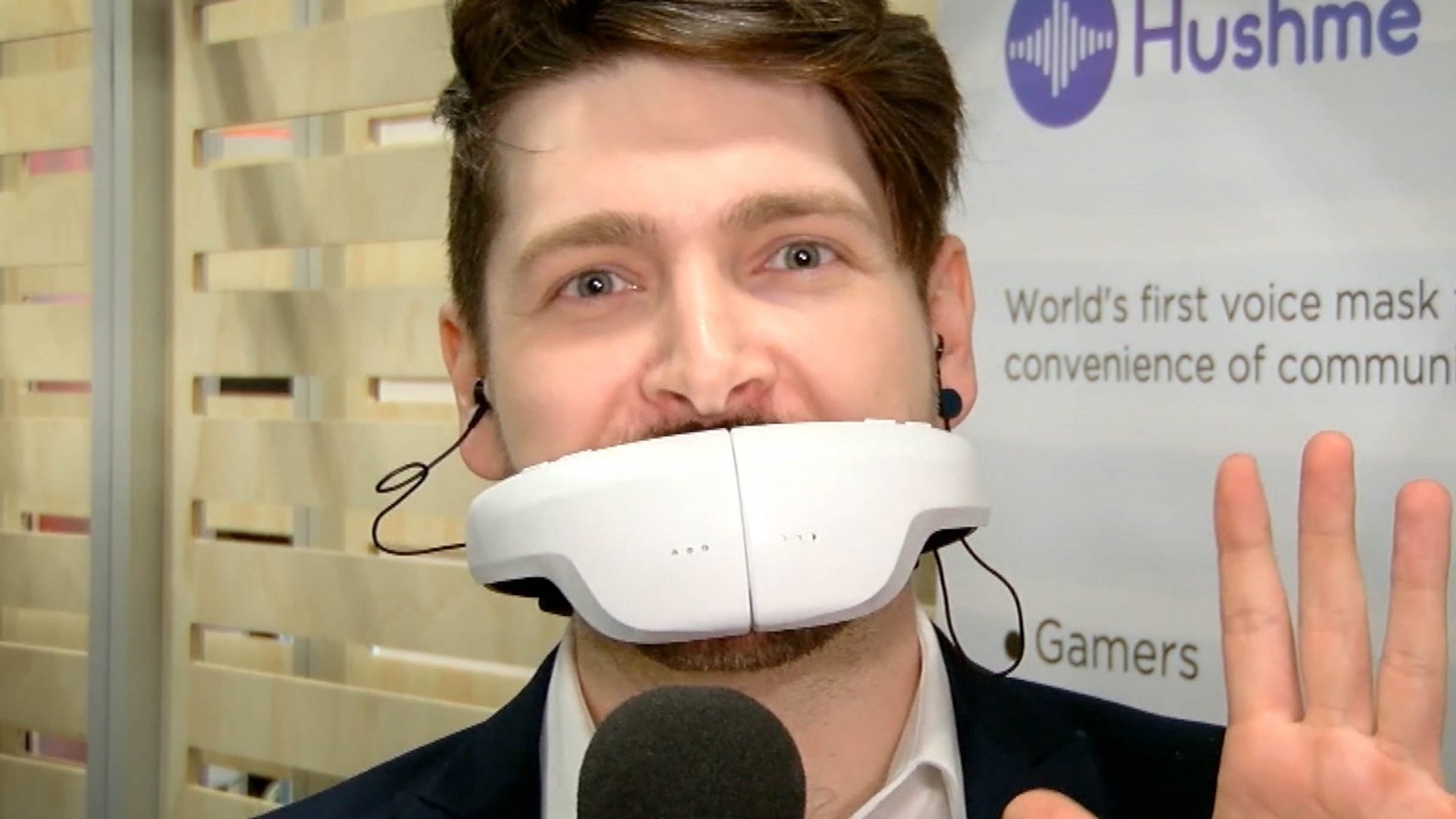 CES 2018: Hushme mask lets users make private calls