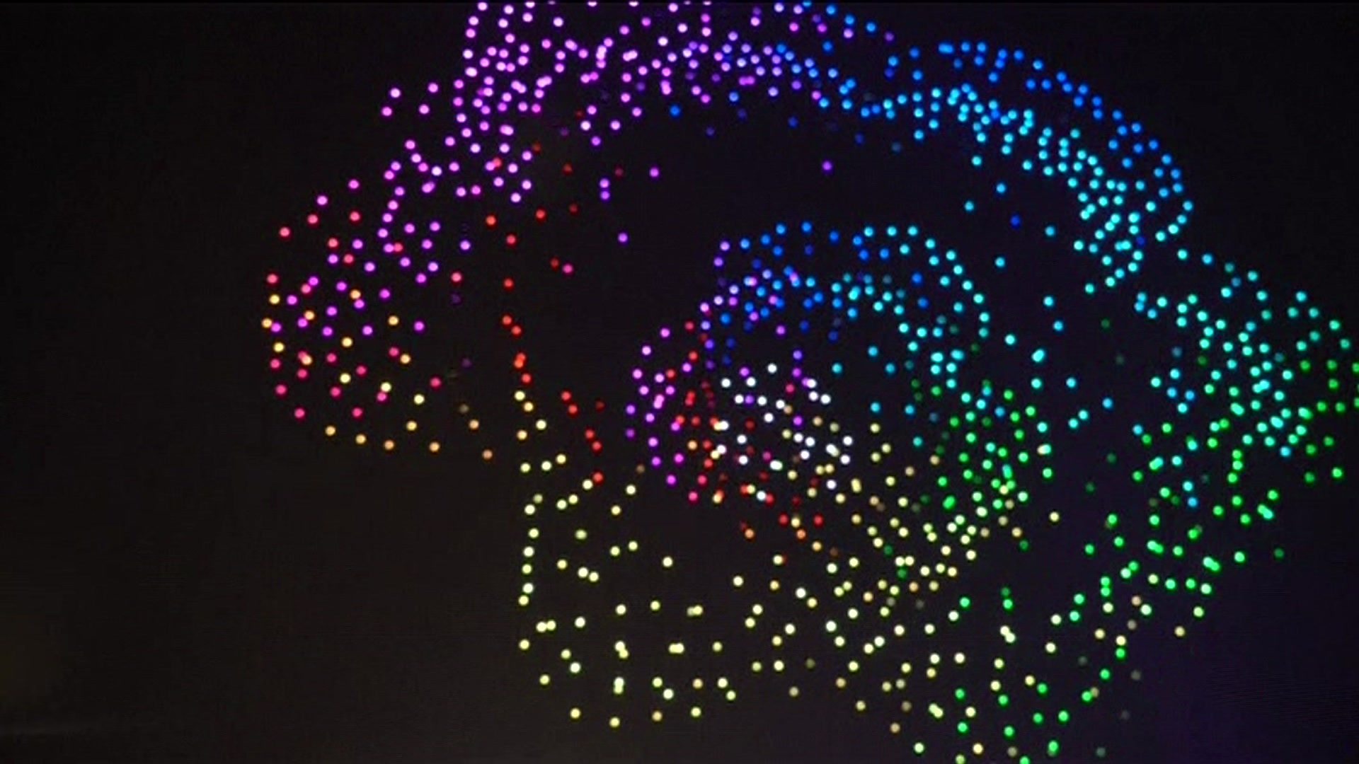 Drone light show in China breaks world record - BBC News