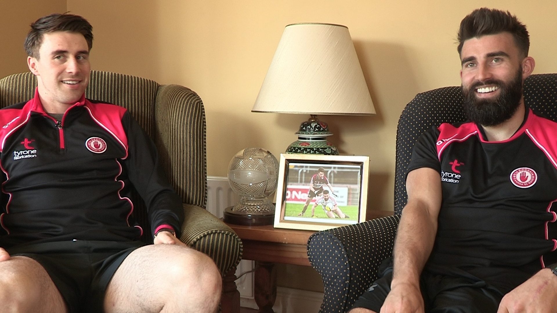 Tyrone brothers Conall and Tiernan McCann on issues of hairstyles