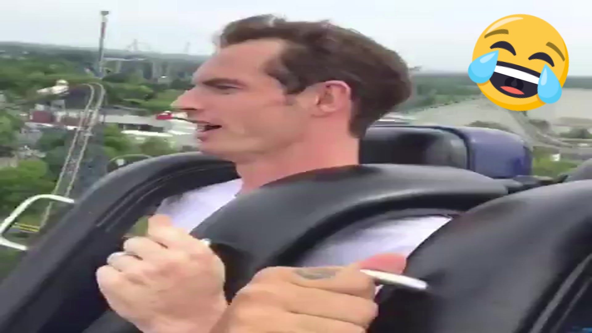 Want to see Andy Murray on a roller coaster