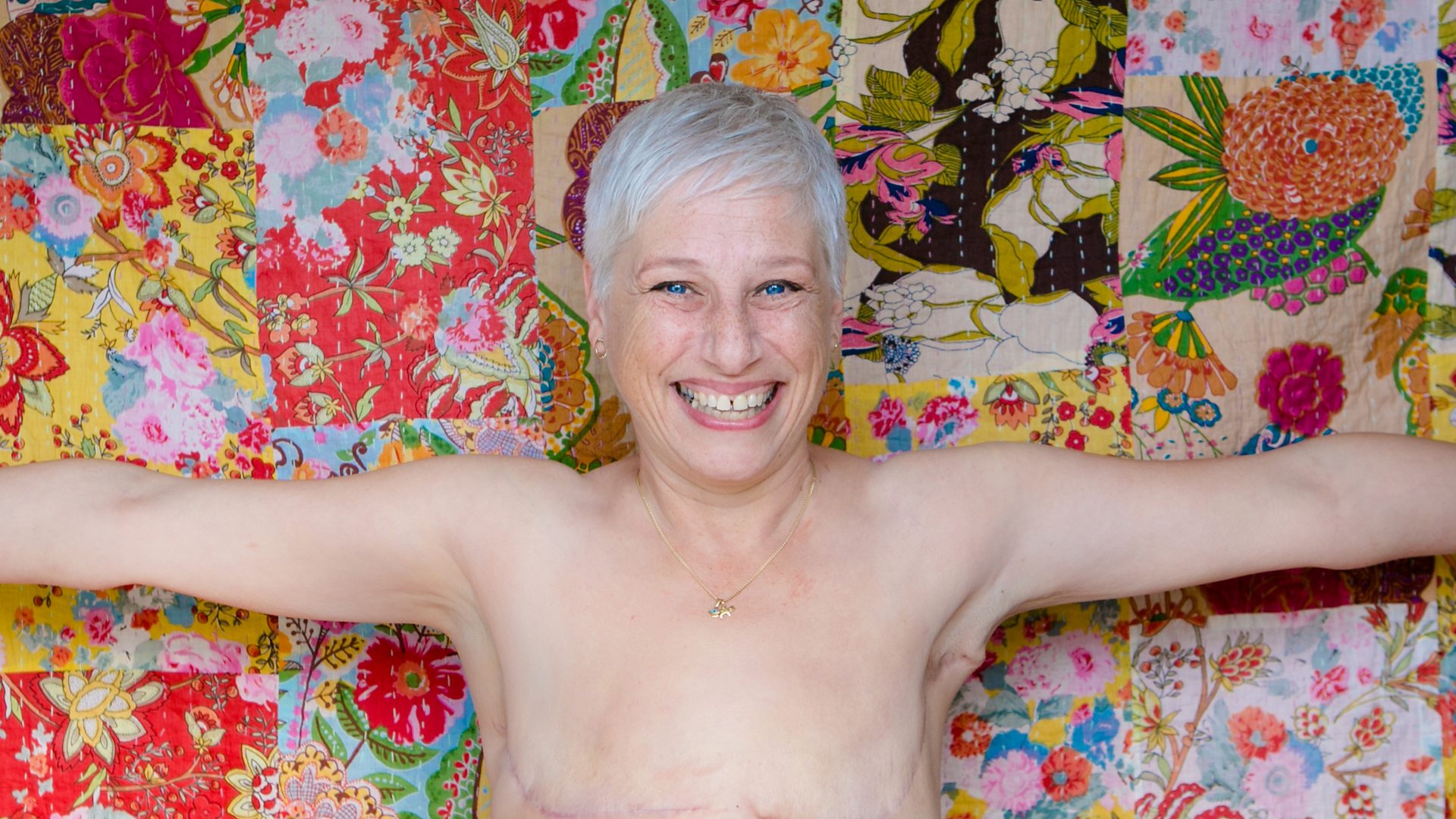 Mum-of-two, 59, models bras after double mastectomy - Wales Online