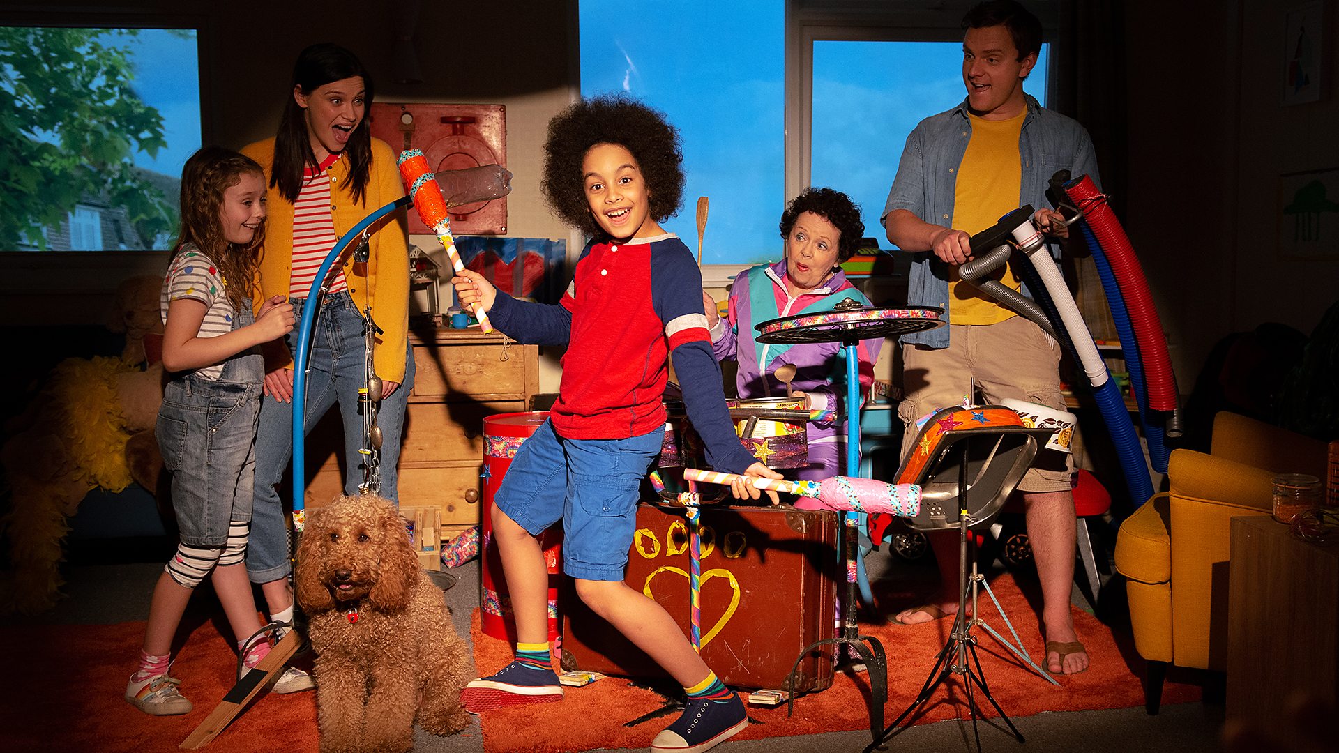 BBC iPlayer Waffle the Wonder Dog Songs What a Funny Family