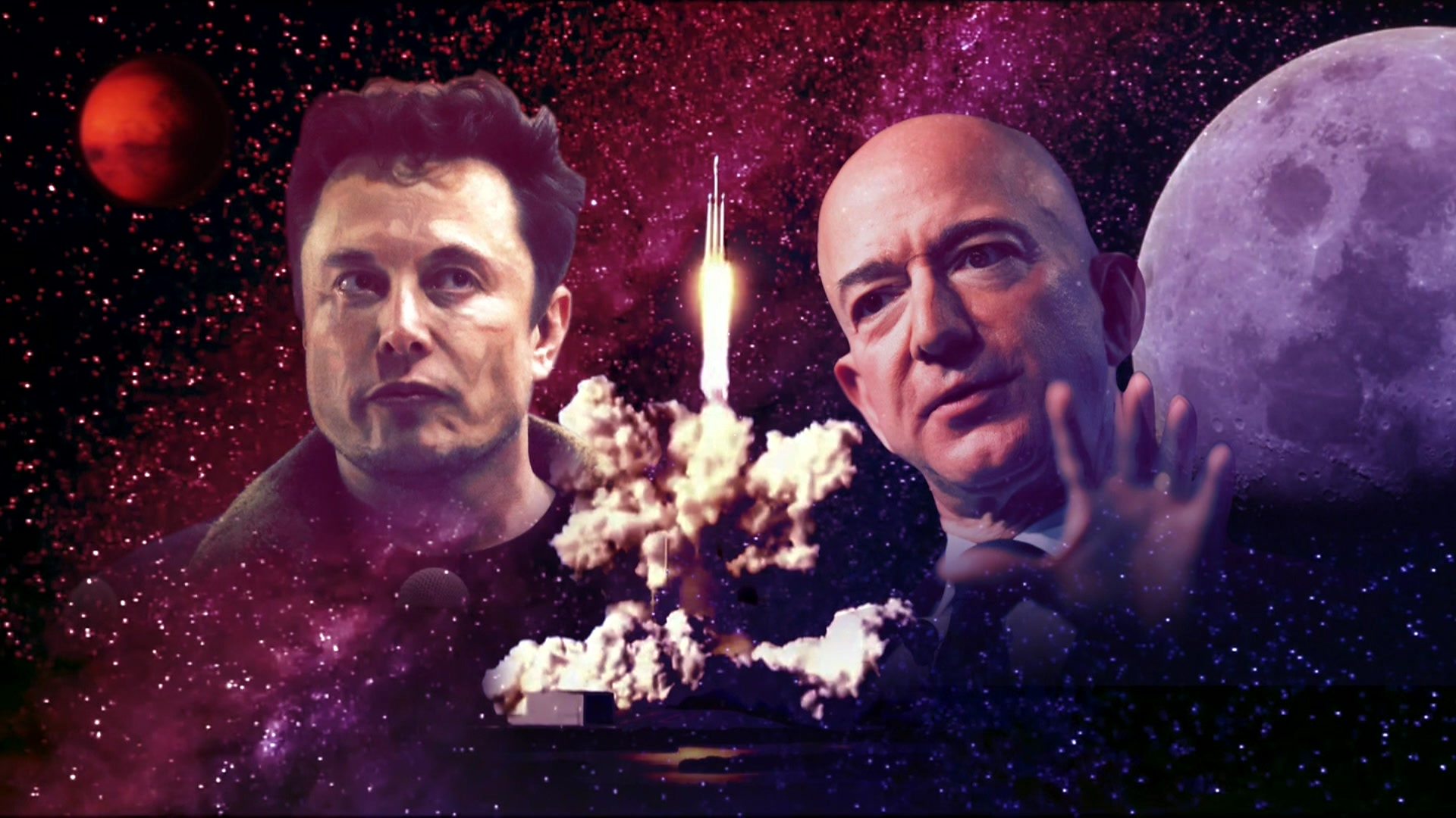 Elon Musk and Jeff Bezos: The Silicon Valley space race - BBC News