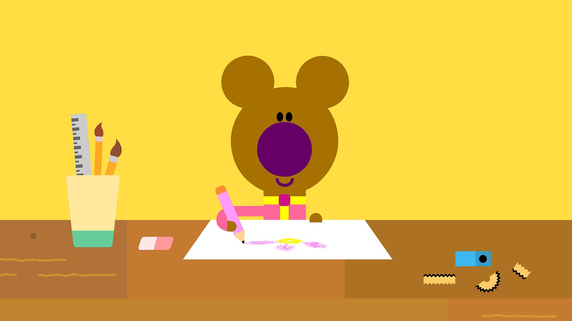 BBC iPlayer Hey Duggee Series 1 1. The Drawing Badge Signed
