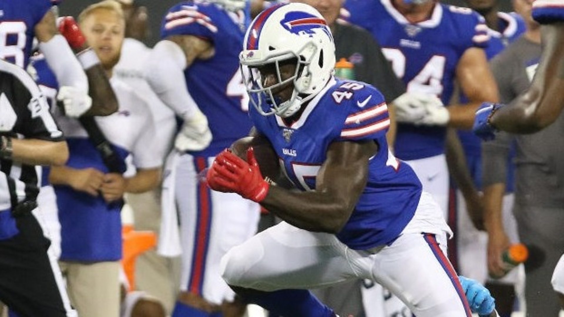 Christian Wade scores 65-yard touchdown for Buffalo Bills in NFL pre-season  game